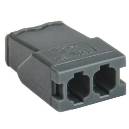Клемма с пастой  СМК 772-242 2-х проводная серая IEK