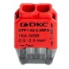 DKC Клемма на 2 проводника DTP1-02-2.5SPS до 2,5мм2 16А