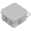 Коробка распределит. 70х70х40 (80х80х40) IP55 безгал. (Промрукав) цвет серый