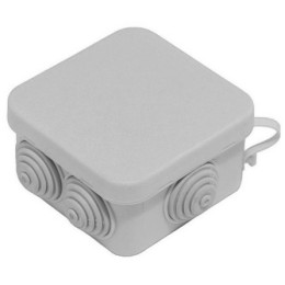 Коробка распределит. 70х70х40 (80х80х40) IP55 безгал. (Промрукав) цвет серый