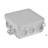 Коробка монт. КМ-293 IP54 12отв.(80х80х39мм) серый Беларусь