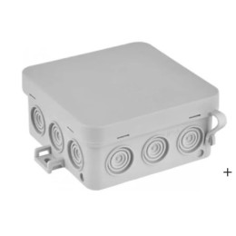 Коробка монт. КМ-293 IP54 12отв.(80х80х39мм) серый Беларусь