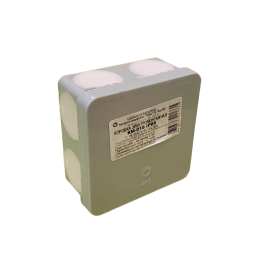 Коробка монтажная КМ-018 двухкомпонентная 80х80х40мм серая, Беларусь
