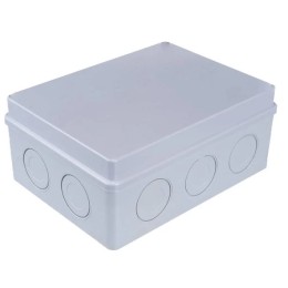 Коробка распределит. 2-х комп. 150х110х70 HF УФ стойкая IP67 серая  GE42441