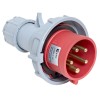 Вилка переносная 0252 3P+PE+N 32А 380В IP67  PROxima EKF