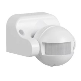 Датчик движения ИК LE MS2(009) настенный 1200Вт 180гр до 12м IP44 белый, LEEK