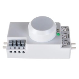 Датчик движения микроволн. ДД-МВ 201 белый, 1200Вт, 360 гр.,8М (потолочный)