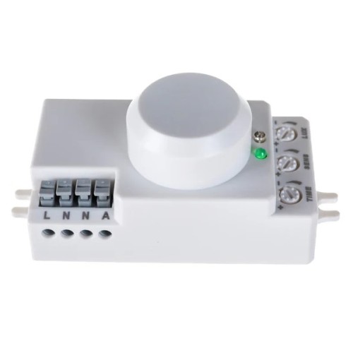 Датчик движения микроволн. ДД-МВ 201 белый, 1200Вт, 360 гр.,8М (потолочный)