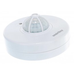 Датчик движения SMARTBUY 024 потол. 360град. 8м 1200Вт. белый IP33