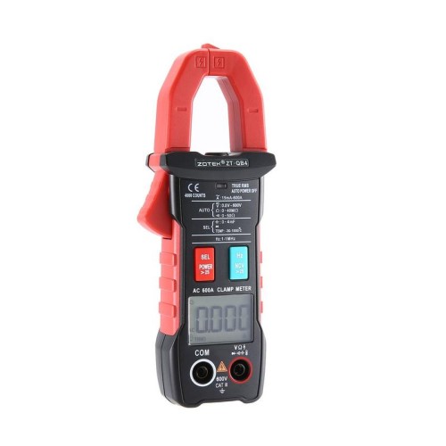 Клещи токоизмерительные ZT-QB4 TRMS 600А, 600V,темп-ра,прозвон.,автопред. ZOTEK