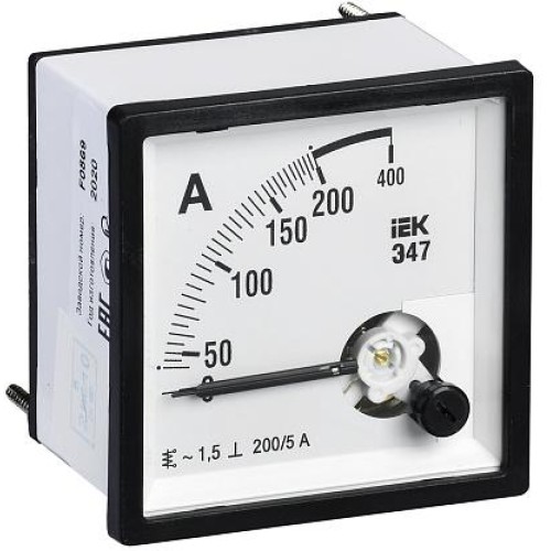 Амперметр Э47 200/5 А 72х72мм кл. т. 1,5