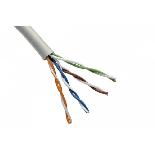 Кабель UTP 4х2х24 кат.5е 24AWG CU (медная жила) PVC LE LEEK