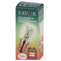 Лампа для духовых шкафов РН 230-15Вт Е14 Т25 (300град.С)