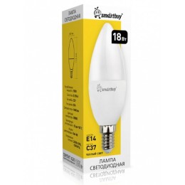 Лампа с/д  С37-18W/3000/E14 1440Лм SMARTBUY