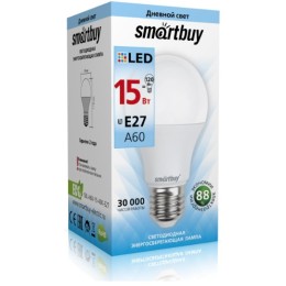 Лампа с/д A60-15W/4000/E27 1200Лм SMARTBUY