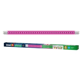 Лампа с/д д/растений для рассады 9 Вт Т8 600мм прозр. (LED-T8-9W/SPSB/G13/CL) UNIEL