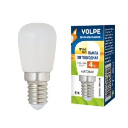 Лампа с/д д/холодильников матовая Volpe LED 4W/E-14 (Y25-4W )тепл. белый свет(3000К)