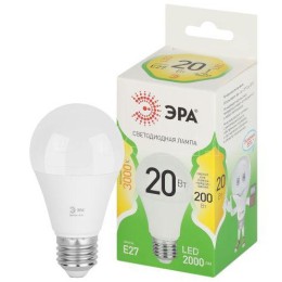 ЭРА Лампа светодиодная A60-20W-830-E27 20Вт 3000К E27 GREEN LINE