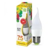 Лампа светодиодная LED-CВЕЧA на ветру -standart 7,5Вт, 220В, Е27 3000К, ASD