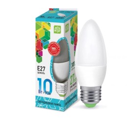 Лампа светодиодная LED-WAP-standart 10Вт, 230В, Е27 4000К 900Лм ASD