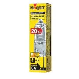 Галоген. лампа капс. 20 Вт,  12V G4 Navigator