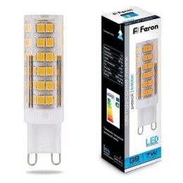 Feron Лампа светодиодная LB-433 капсульная 7вт 230В G9  6500К