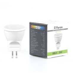 Feron Лампа светодиодная LB-271 MR11 3Вт, 220В G5,3 4000К (Белый)