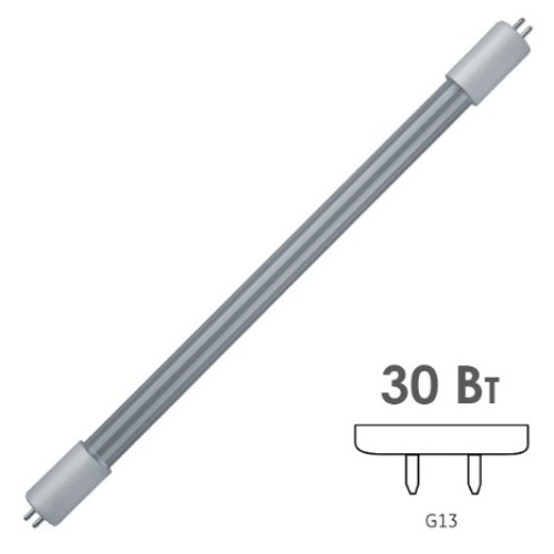 Лампа бактерицидная NTL-T6-30-UVC-G13, 30Вт Navigator