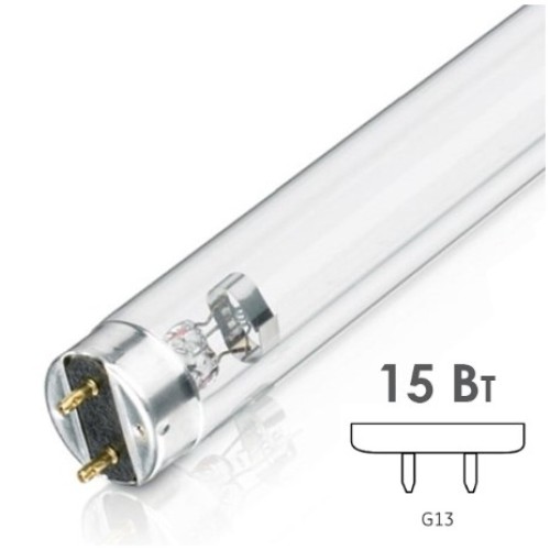 Лампа бактерицидная с УФ-С излучением TIBERA UVC T8 15W G13, LEDVANCE