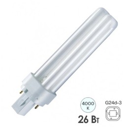 Эн.сберегающая лампа  Dulux D 26/840 2р G24d-3 Osram