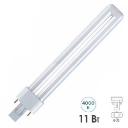 Лампа КЛЛ DULUX S 11W/840 2р G23 Osram