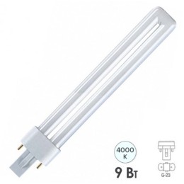 Лампа КЛЛ DULUX S 9W/840 2р G23 Osram