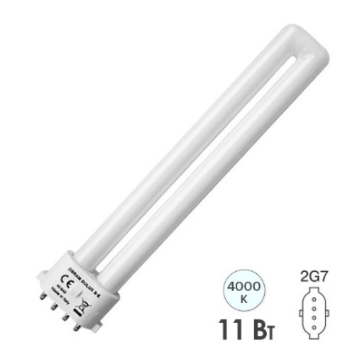 Лампа КЛЛ DULUX S/E 11Вт/840 4р 2G7 Osram