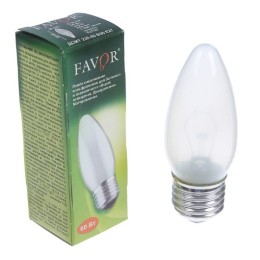 Лампа свечеобразная матов. 60 Вт Е-27 МТ (Favor)