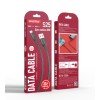 Дата-кабель Smartbuy S25 MicroUSB черн. 3А, 1м.