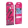 Дата-кабель Smartbuy S33 Type C черный 5А, нейлон 1м.