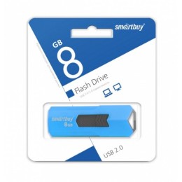 USB 2.0 накопитель Smartbuy 8GB Stream Blue