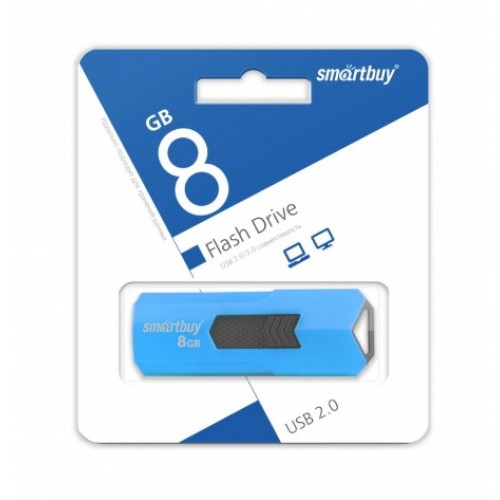 USB 2.0 накопитель Smartbuy 8GB Stream Blue