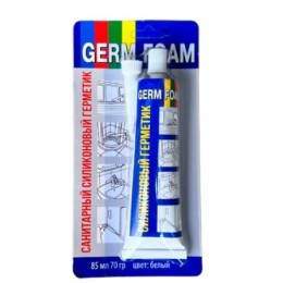 Герметик силиконовый универсальный "GERM FOAM" белый 85мл 70гр