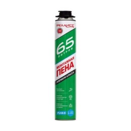 Пена монтажная проф. REALIST PRO GREEN 65л 800г