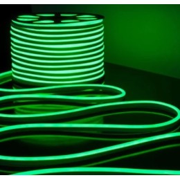 Светодид. герм. лента LE LED NEON 2835-120 9,6Вт/м зеленый 220В IP67 LEEK