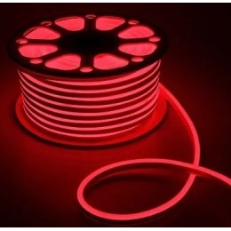Светодид. герм. лента LE LED NEON 2835-120 9,6Вт/м красный 220В IP67 LEEK