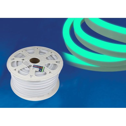 Светодид. герм. лента NEON ЗЕЛЕНЫЙ (ULS-N21-2835-120LED/m-8мм-8W/m-GREEN) UNIEL