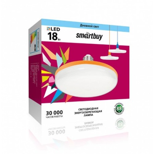 Лампа светодиодная UFO-18W/4000/E27 1440Лм SMARTBUY