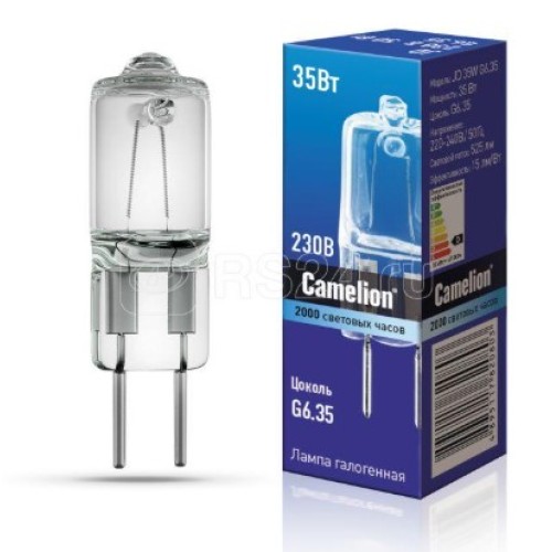Галогенная лампа капс.  35 Вт,  240V  G6,35