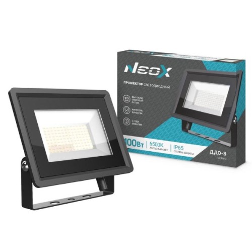 Прожектор светодиодный ДДО-8 100Вт, 230В 6500К, 10500Лм 105лм/Вт IP65 NEOX