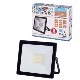 Прожектор светодиодный с фотореле СДО-04-030Н-Ф 30Вт 6500К IP65, TDM