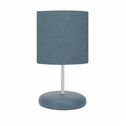 Свет-к настольн. с абажуром LE TL HELEN 02 PLAIN BLUE (Синий, Е14)