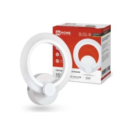 Светильник с/д (бра) ELEGANT BLISS-15W 15Вт 3000-6500К 1050Лм белый IN HOME