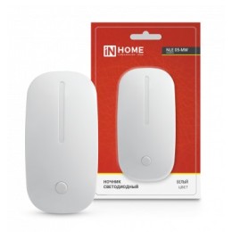 Ночник светодиодный NLE 05-MW белый с выключателем 230В IN HOME